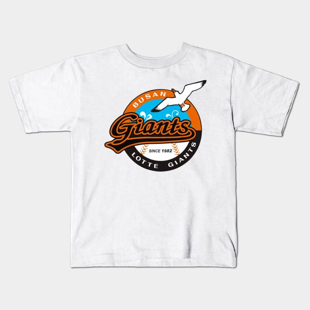 LOTTE GIANTS 3 Kids T-Shirt by Meraki01